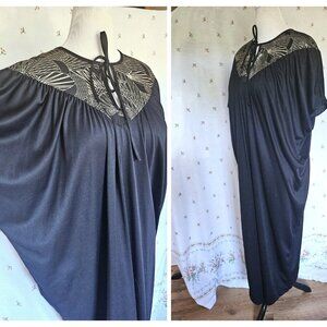 Size S to Plus Vintage 1980s Miss Melodee Caftan Dress